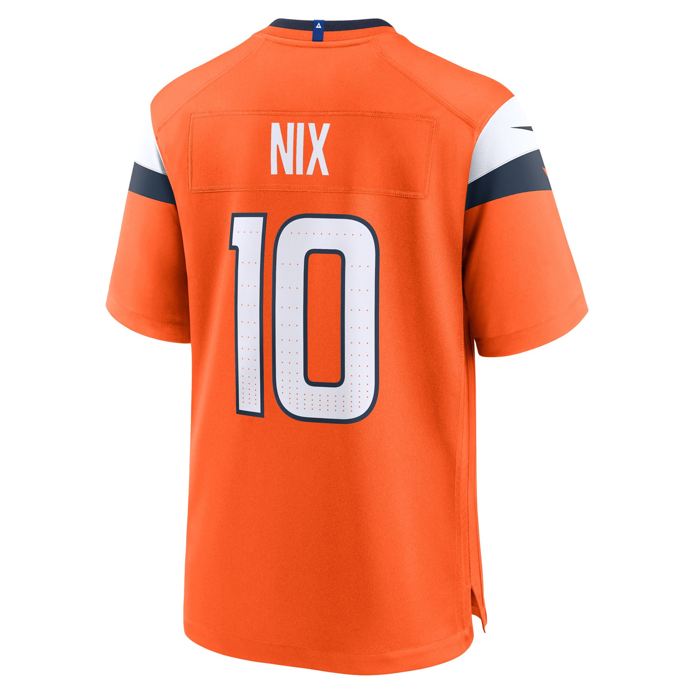 Denver Broncos Bo Nix Nike Orange Player Game Jersey