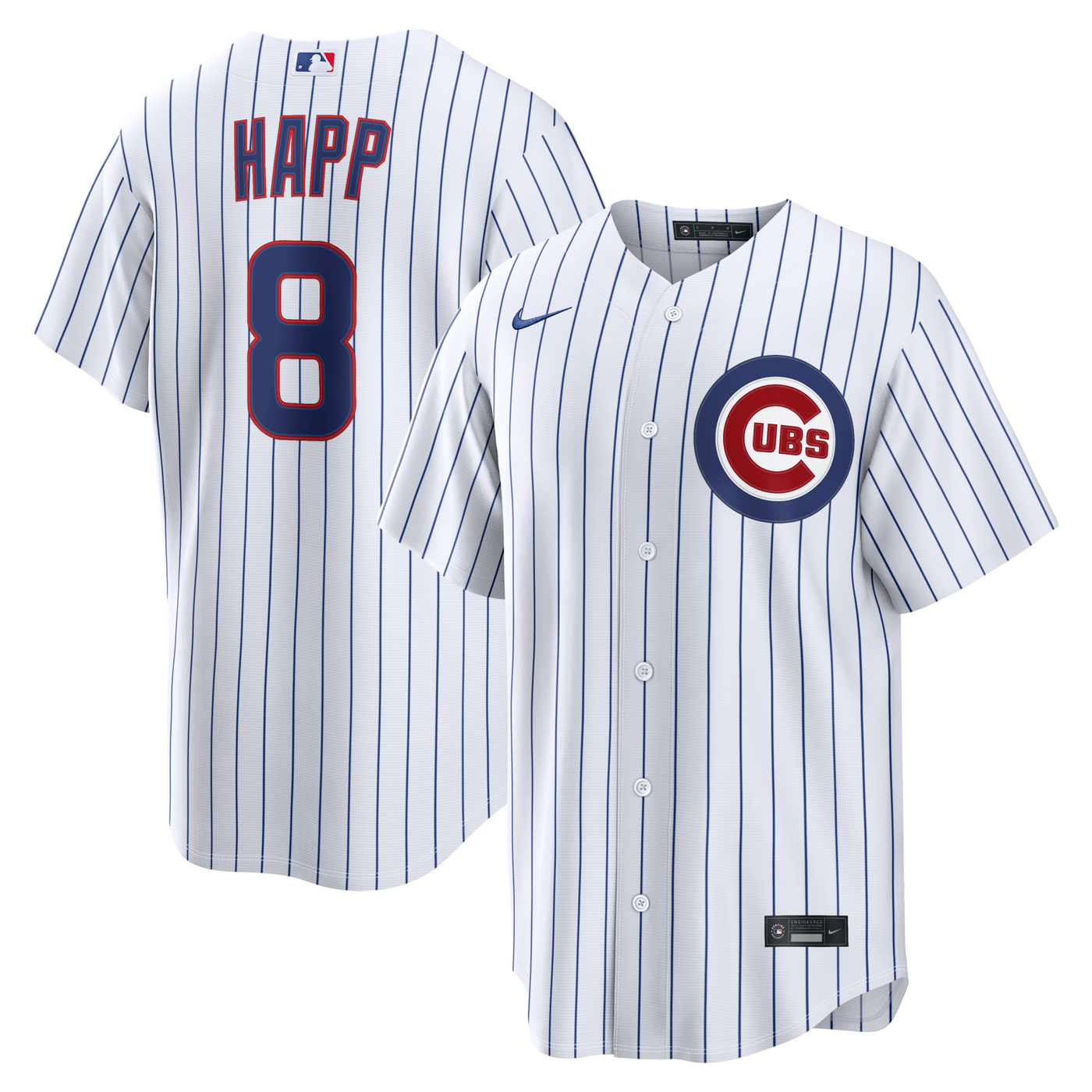 Chicago Cubs Ian Happ Nike White Home Replica Jersey