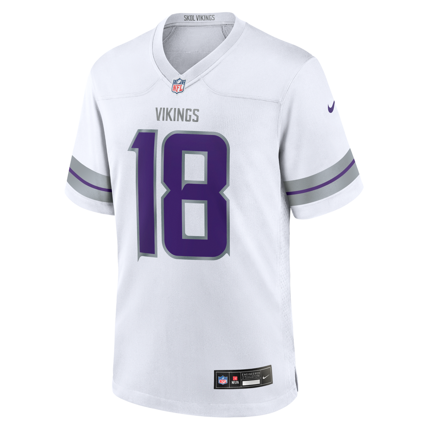 Minnesota Vikings Justin Jefferson Nike White Alternate Game Player Jersey