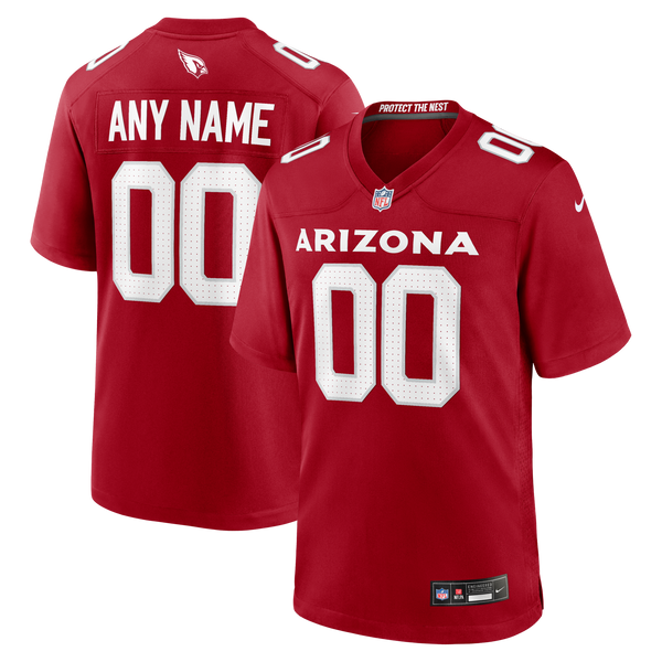 Arizona Cardinals Nike Cardinal Custom Game Jersey