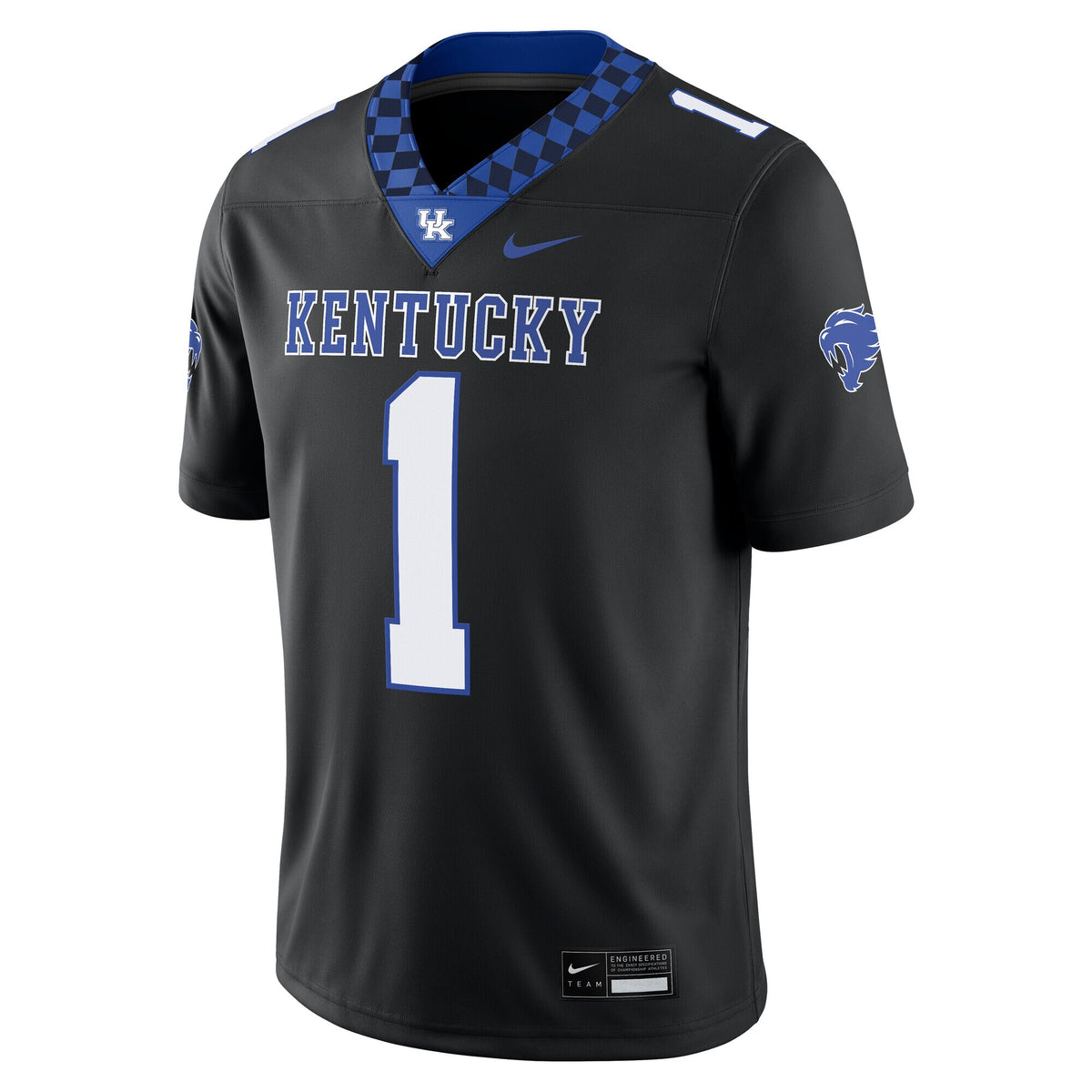 #1 Kentucky Wildcats Alternate Game Jersey - Black