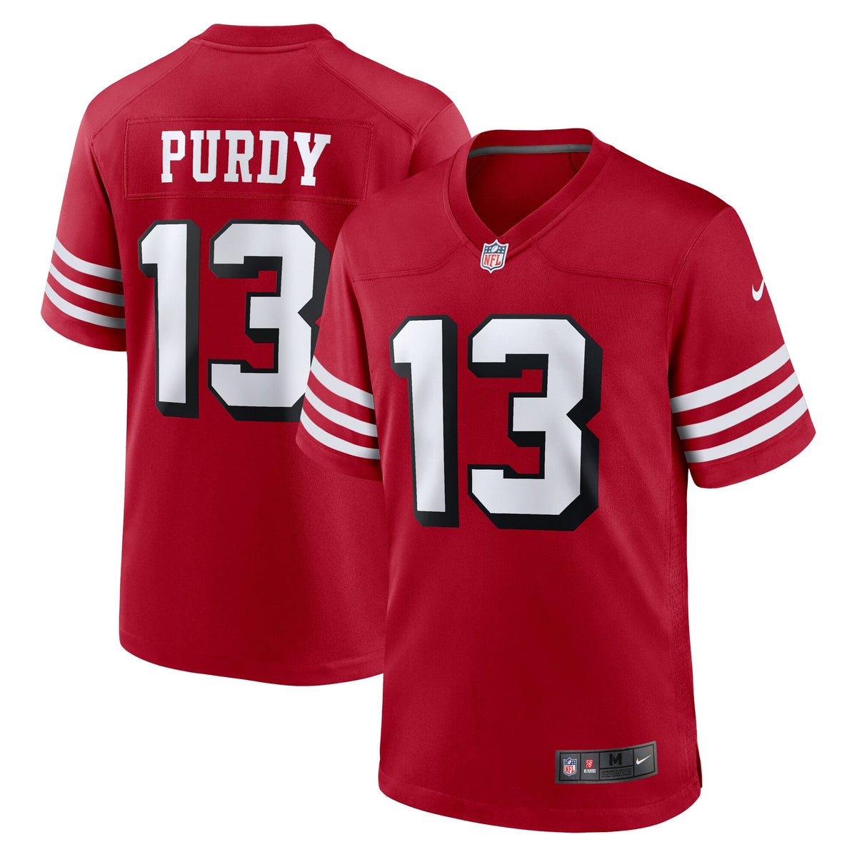 Men San Francisco 49ers Brock Purdy Scarlet Alternate Game Player Jersey