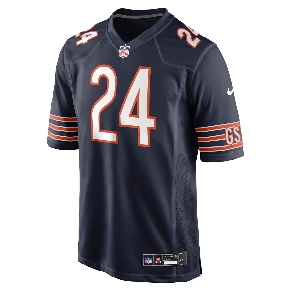 Chicago Bears Malik Muhammad Navy Team Game Jersey