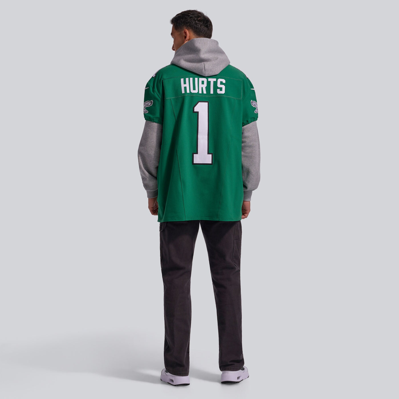 Philadelphia Eagles Jalen Hurts Nike Kelly Green Alternate Vapor F.U.S.E. Elite Jersey