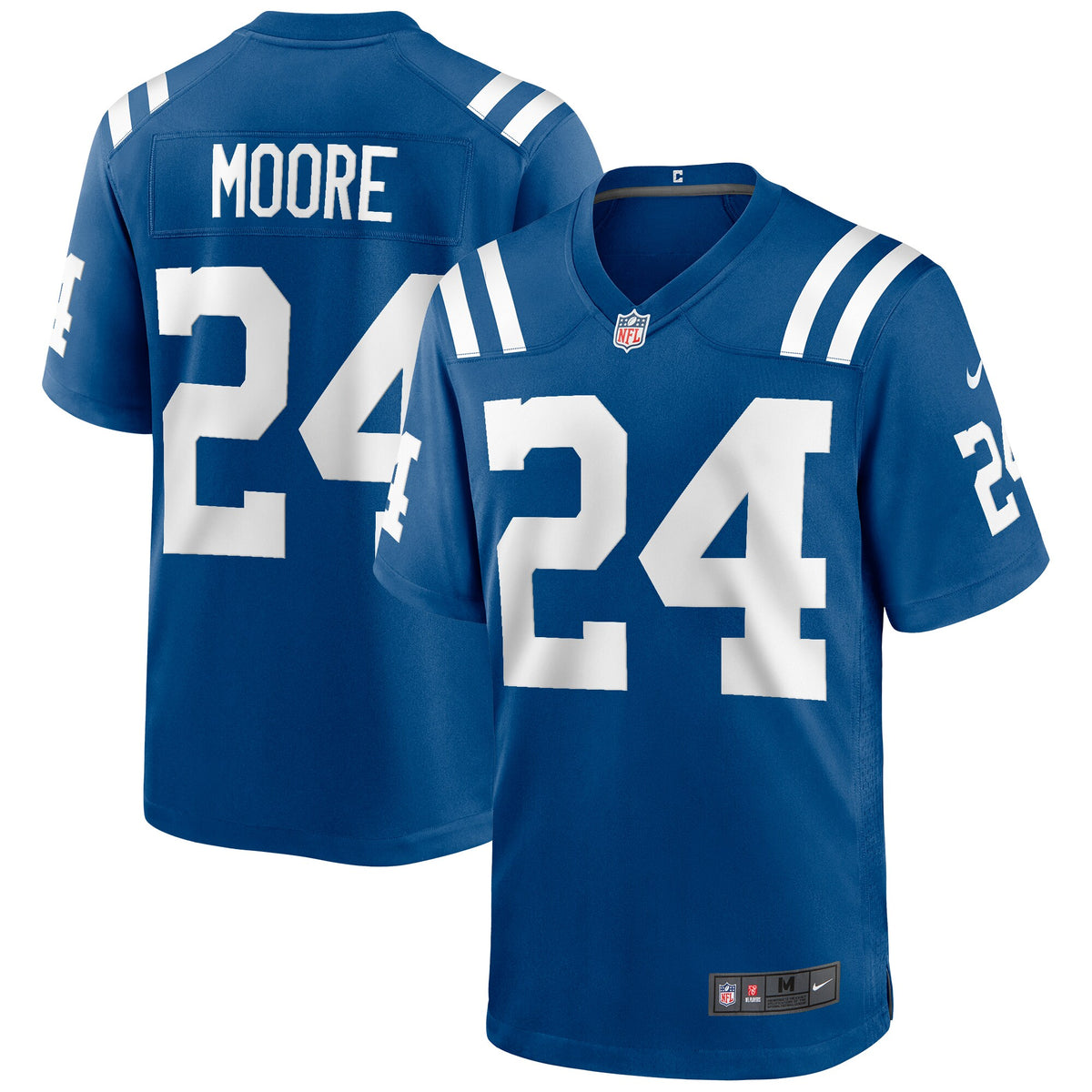 Indianapolis Colts Lenny Moore Royal Game Retired Player Jersey