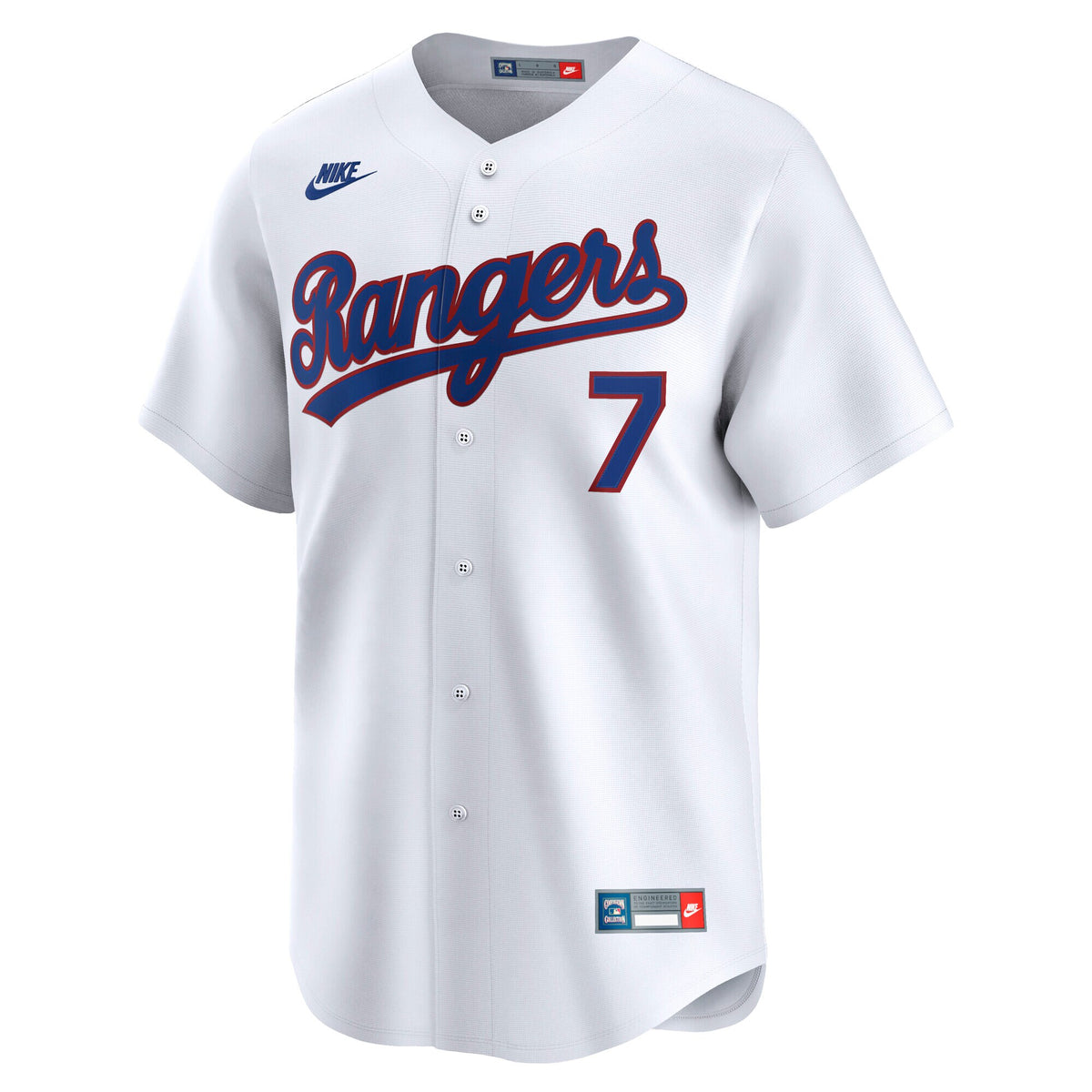 Texas Rangers Ivan Rodriguez White Throwback Cooperstown Collection Limited Jersey