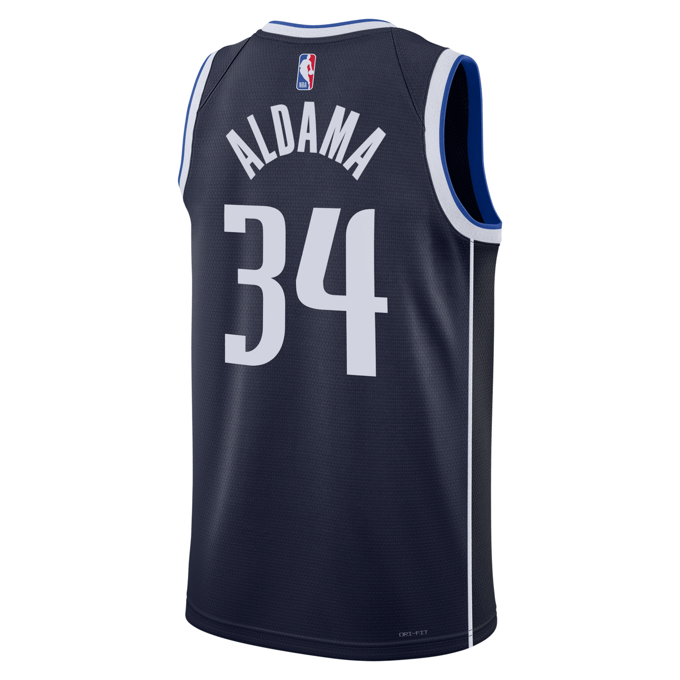 Dallas Mavericks Jordan Brand Statement Edition Swingman Jersey - Navy - Santi Aldama