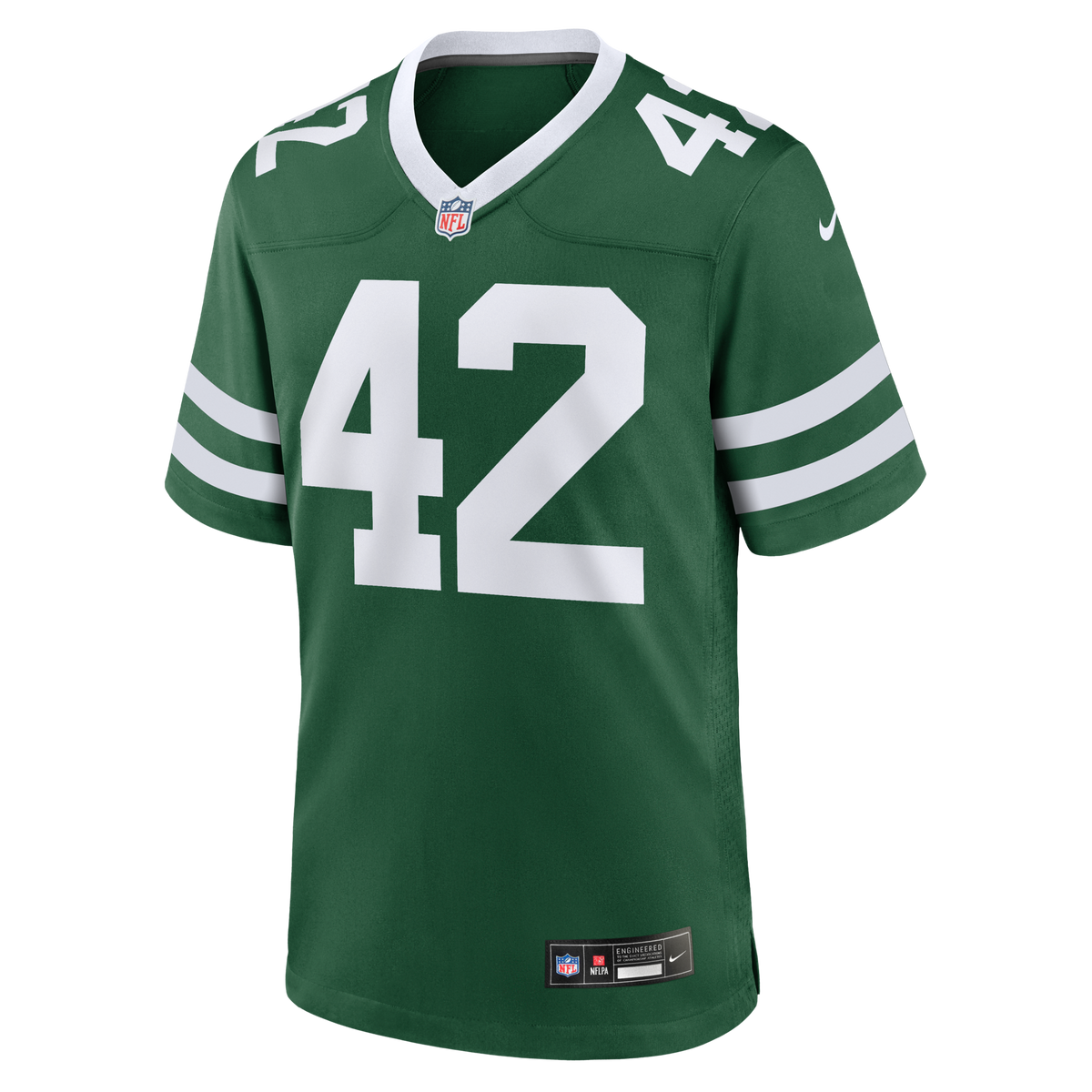 New York Jets Thomas Hennessy Legacy Green Team Game Jersey