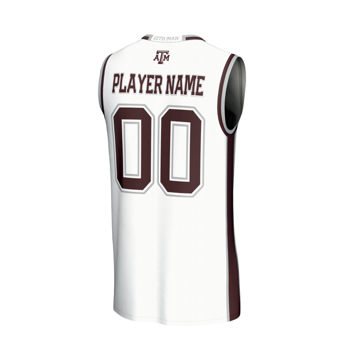 Texas A&M Aggies GameDay Greats Lightweight Collegiate Basketball NIL Pick-A-Player Fashion Jersey - White