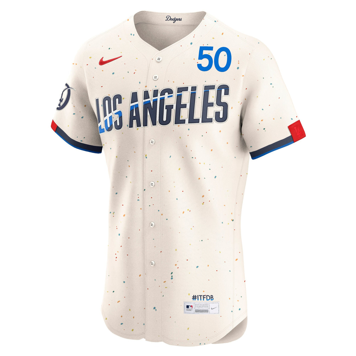 Los Angeles Dodgers Mookie Betts Cream City Connect Elite Jersey