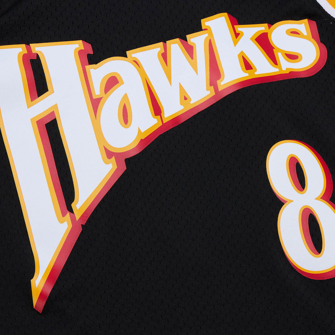 Atlanta Hawks Mitchell & Ness Steve Smith 1994 Dark Authentic Jersey - Black