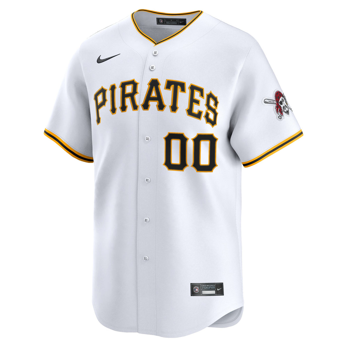 Pittsburgh Pirates White Home Limited Pick-A-Player Retired Roster Jersey