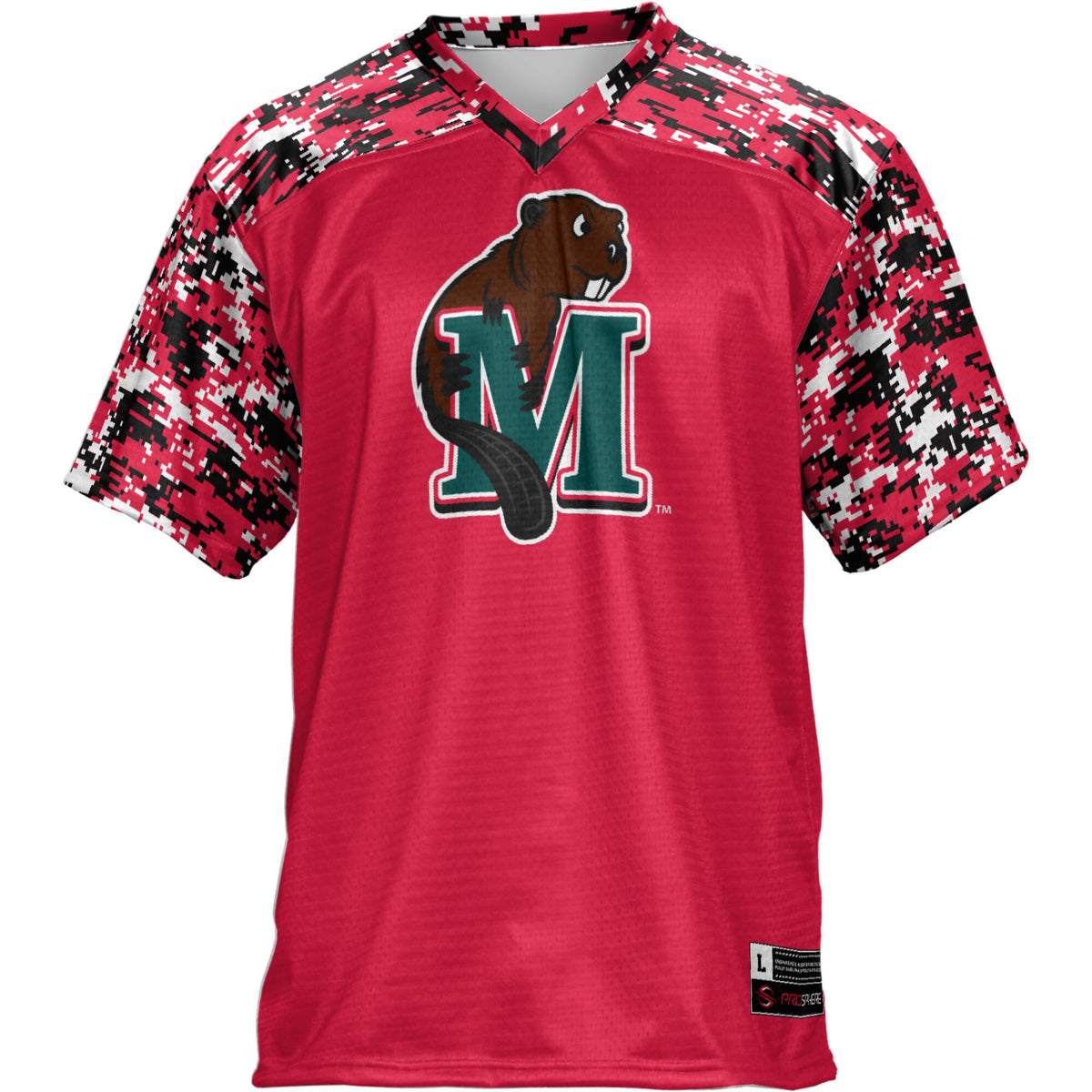 Minot State Beavers GameDay Greats Football Jersey - Red