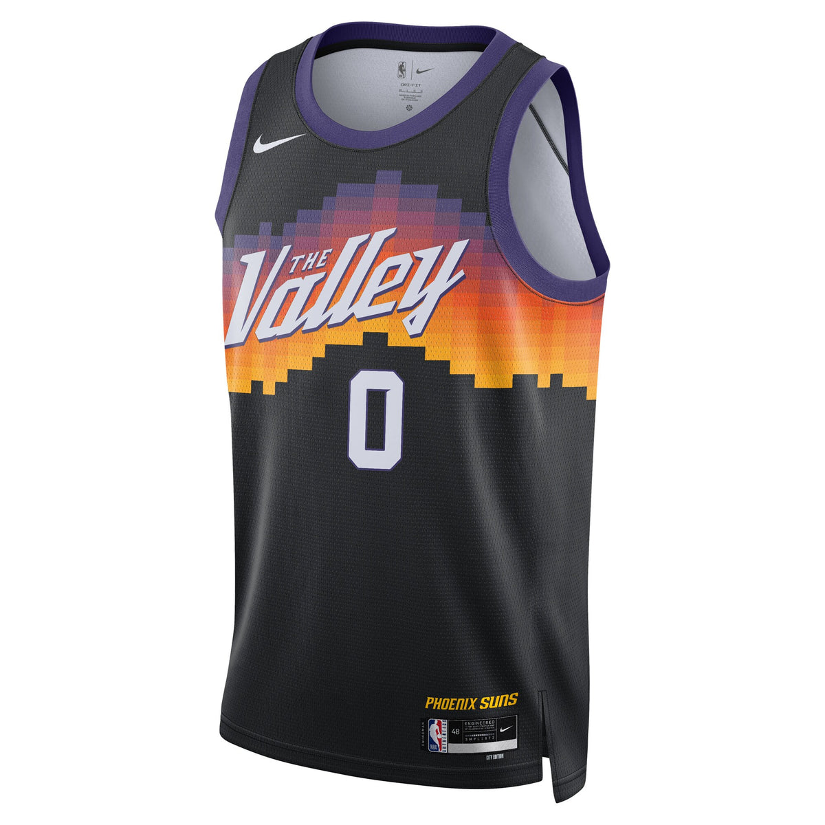 Phoenix Suns 2025/26 City Edition Swingman Jersey - Black - Ryan Dunn -