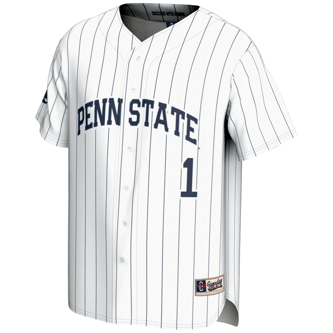 GameDay Greats #1 White Penn State Nittany Lions Lightweight Baseball Fashion Jersey