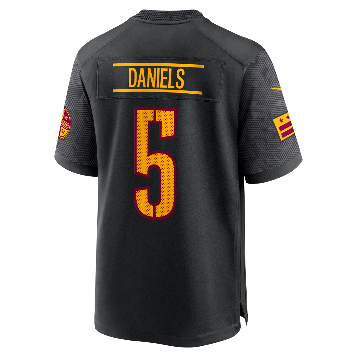 Washington Commanders Jayden Daniels Black Alternate Game Player Jersey
