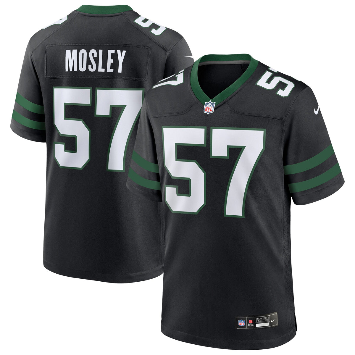 New York Jets C.J. Mosley Legacy Black Alternate Game Jersey