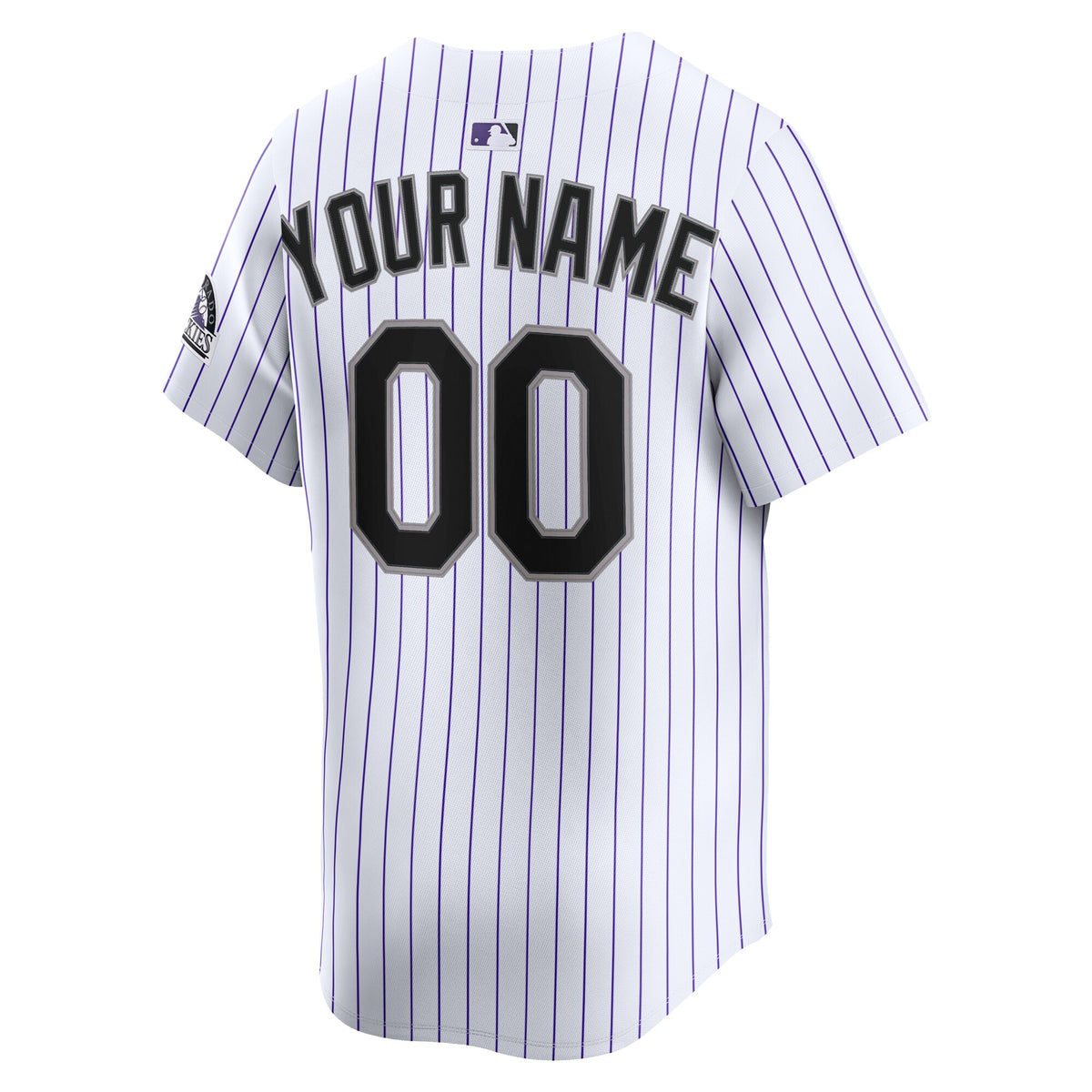 Colorado Rockies White Home Limited Custom Jersey