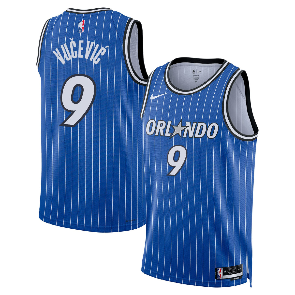 Orlando Magic Icon Edition Swingman Jersey - Blue - Nikola Vučević -
