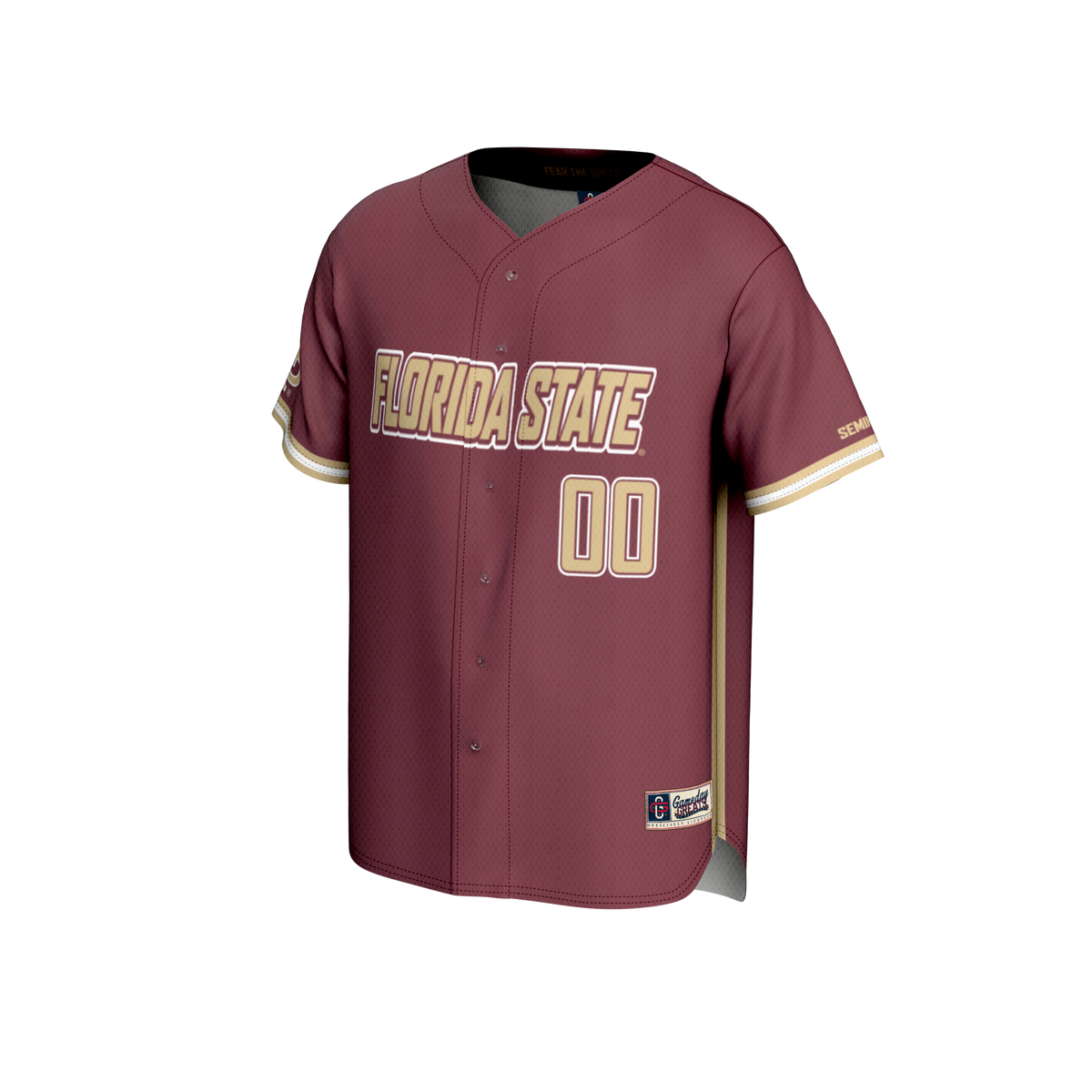 Florida State Seminoles GameDay Greats NIL Pick-A-Player Lightweight Baseball Jersey - Garnet
