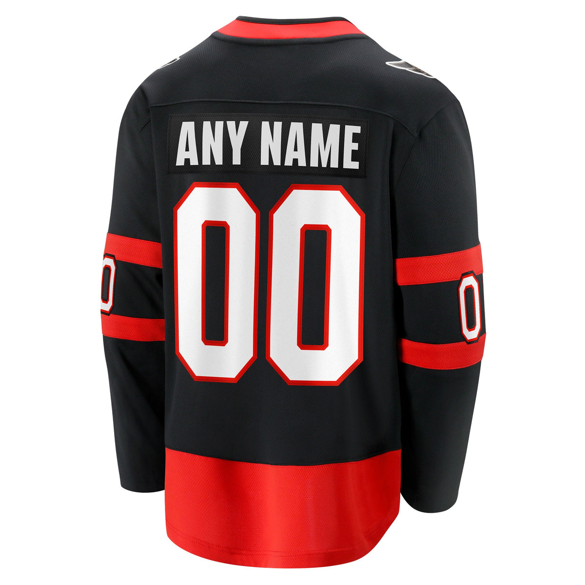 Ottawa Senators Fanatics Black Home Custom Breakaway Jersey