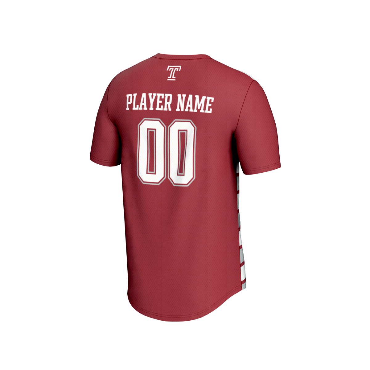Temple Owls GameDay Greats Collegiate Soccer NIL Pick-A-Player Fashion Jersey - Cherry/White