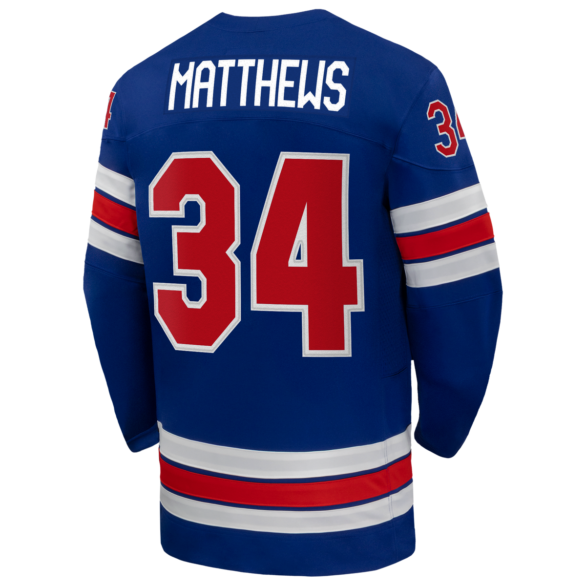 Auston Matthews Royal US Hockey 2026 Home Replica Jersey