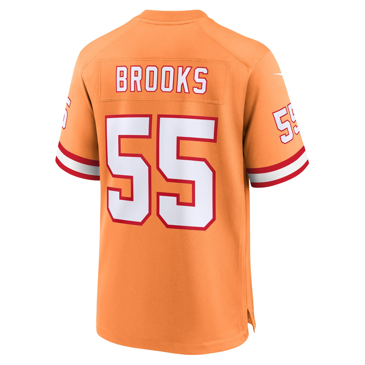 Tampa Bay Buccaneers Derrick Brooks Orange Throwback Game Jersey