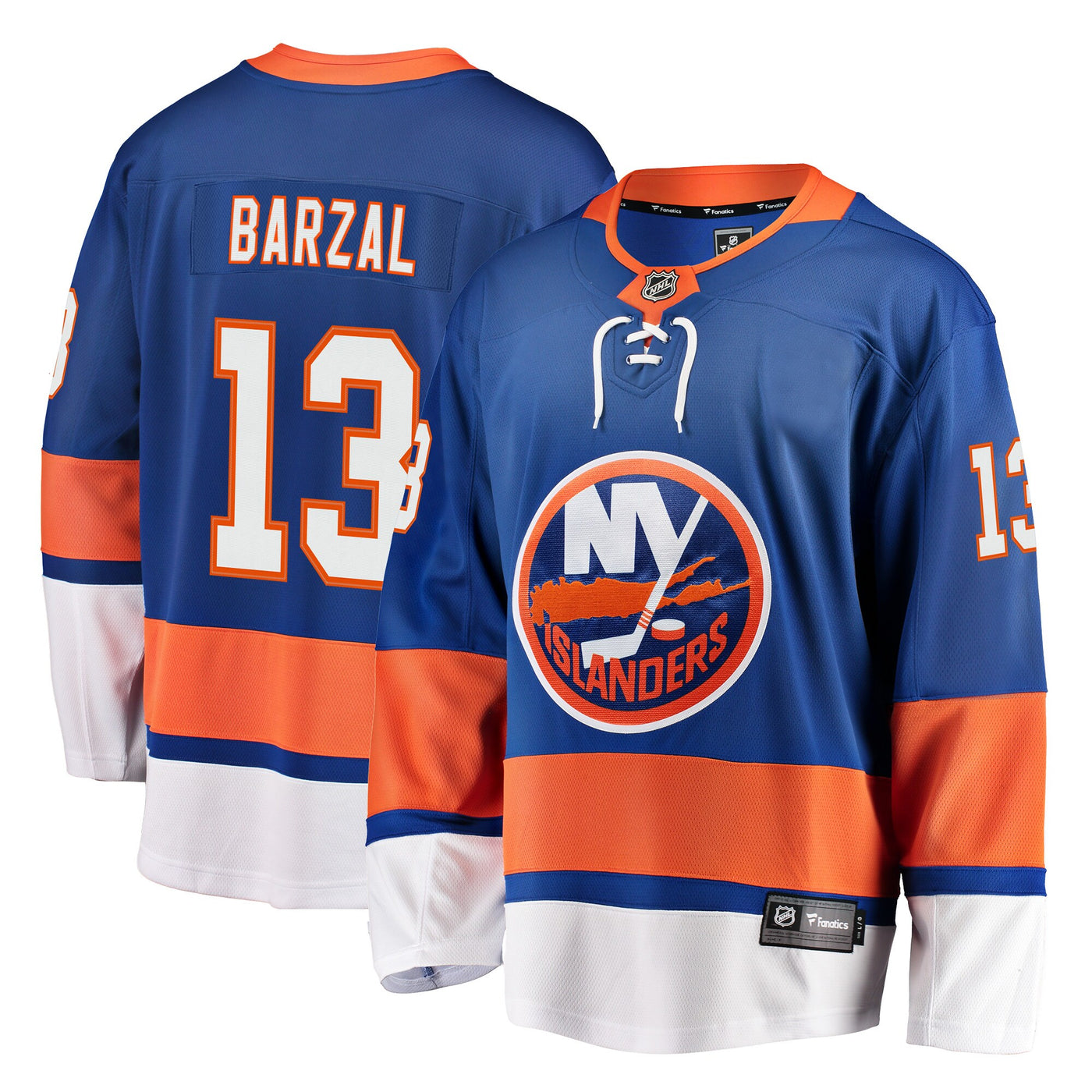 New York Islanders Mathew Barzal Fanatics Royal Breakaway Jersey