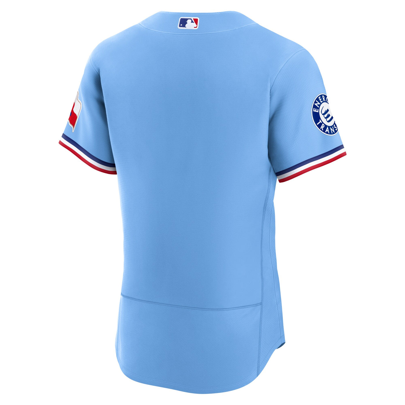 Texas Rangers Nike Light Blue Alternate Sponsor Patch Authentic Jersey