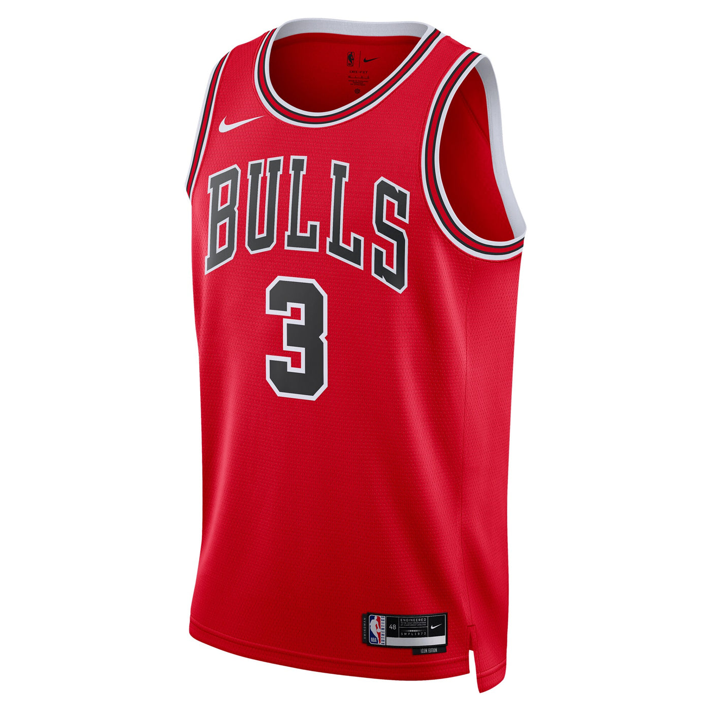 Chicago Bulls Nike Icon Edition Swingman Jersey - Red - Josh Giddey