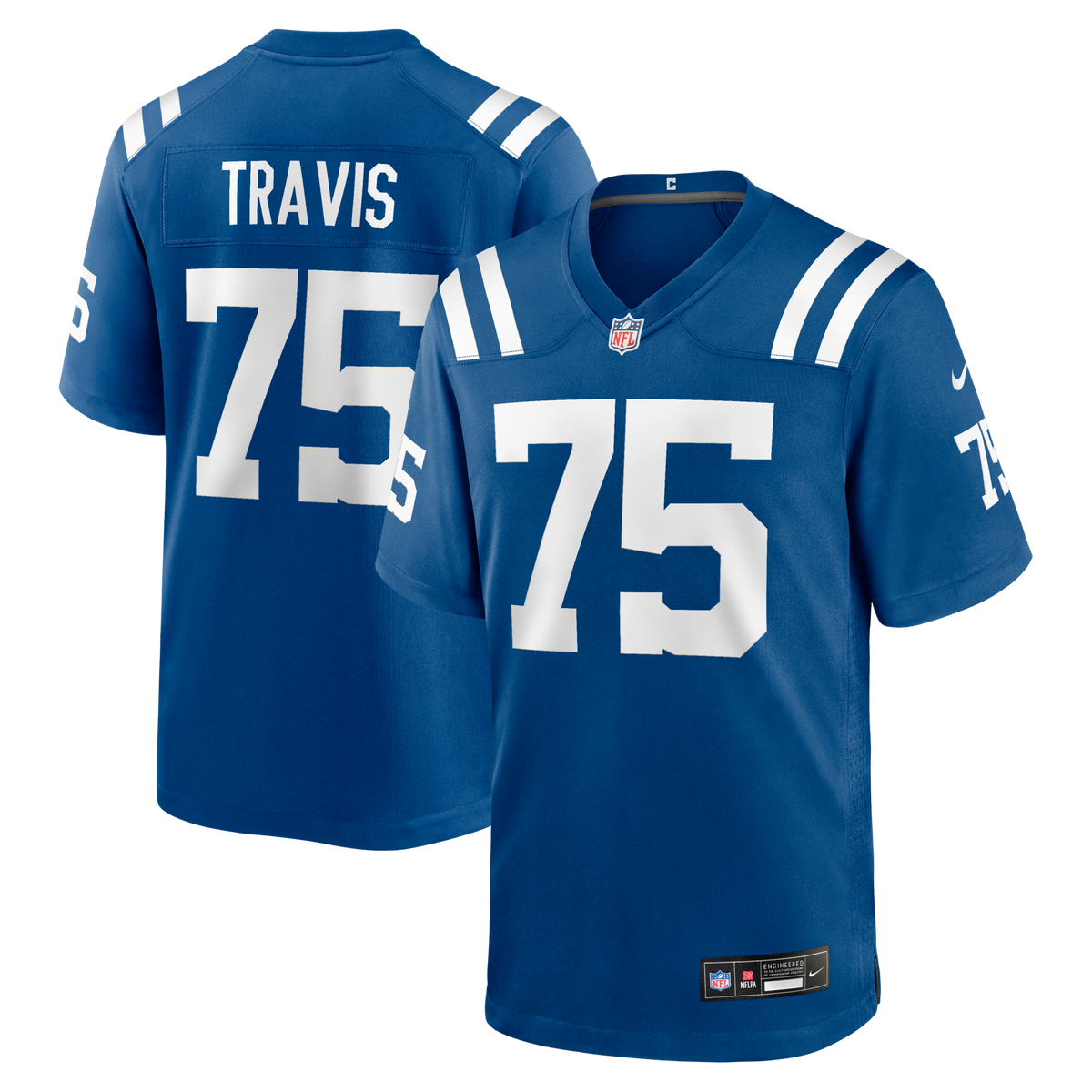 Indianapolis Colts Jalen Travis Royal Team Game Jersey