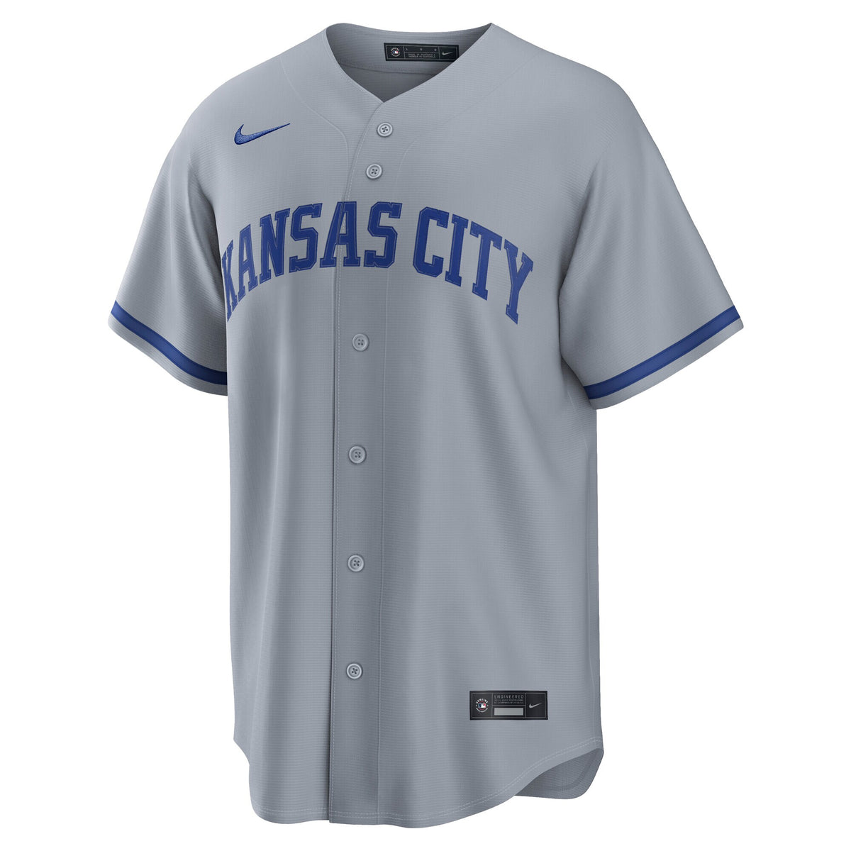 Kansas City Royals Bobby Witt Jr. Gray Road Replica Jersey