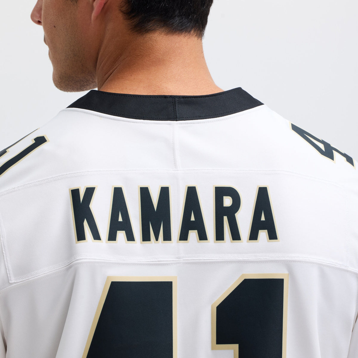 New Orleans Saints Alvin Kamara White Vapor F.U.S.E. Limited Jersey