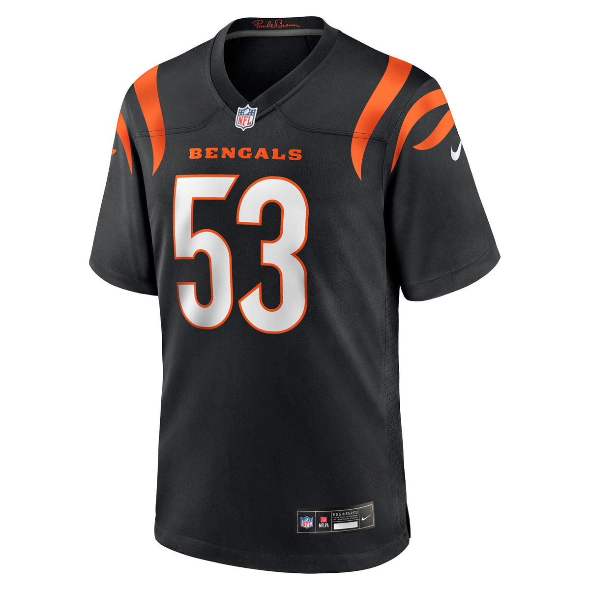 Cincinnati Bengals Boye Mafe Black Team Game Jersey