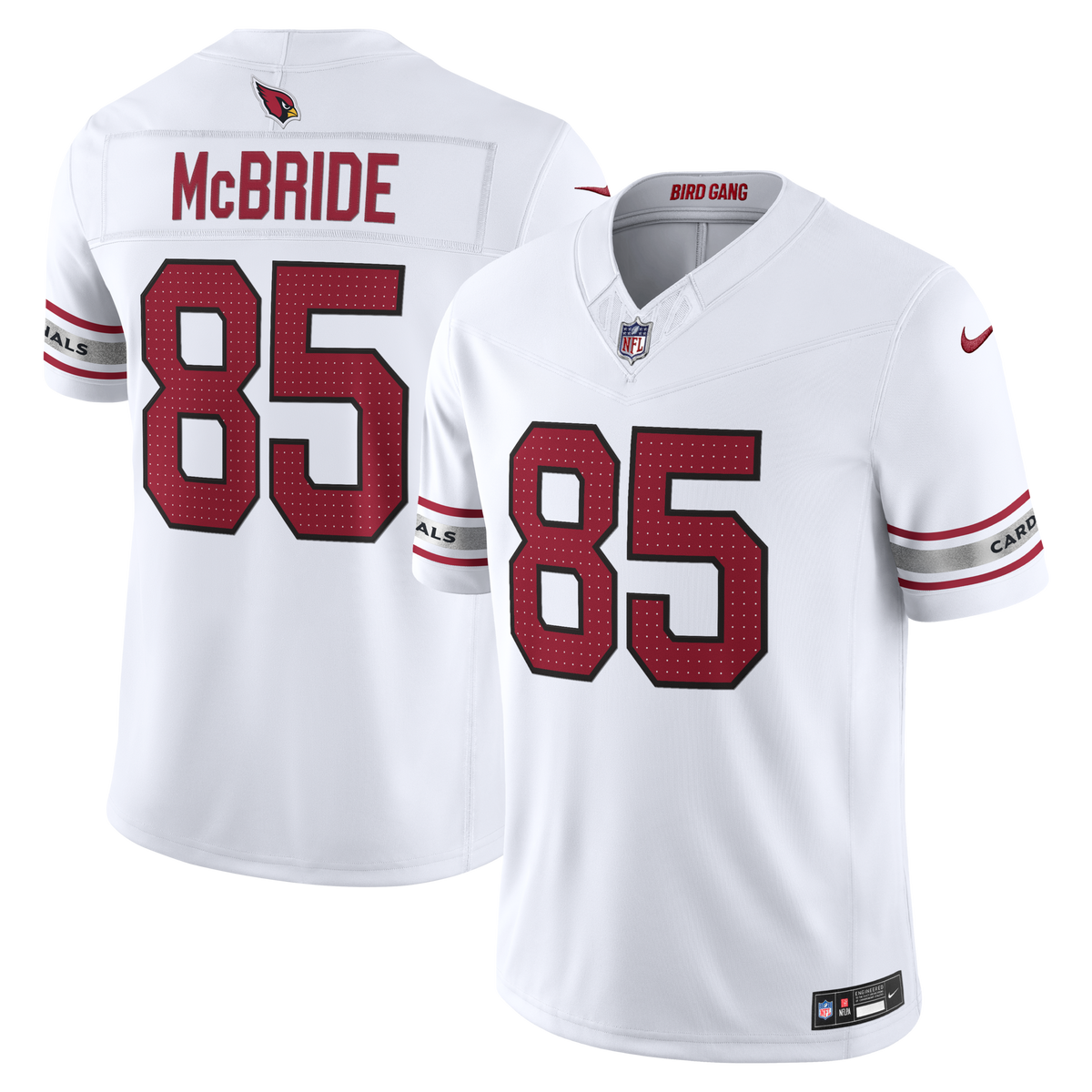 Arizona Cardinals Trey McBride White Vapor F.U.S.E. Stitched Limited Jersey