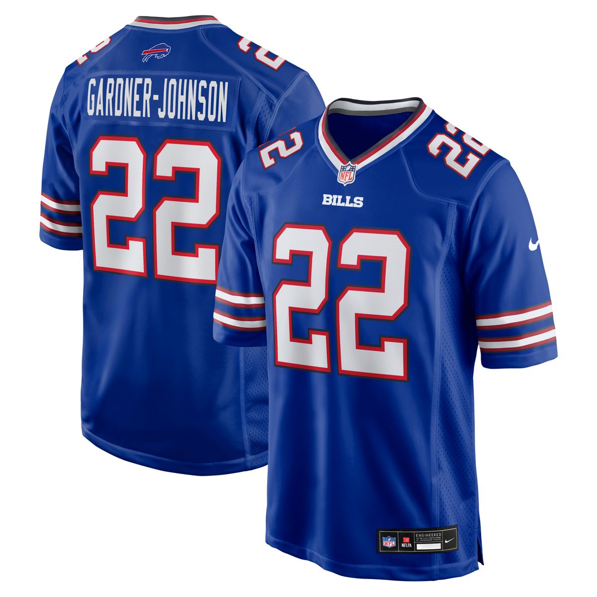 Buffalo Bills Chauncey Gardner-Johnson Royal Team Game Jersey