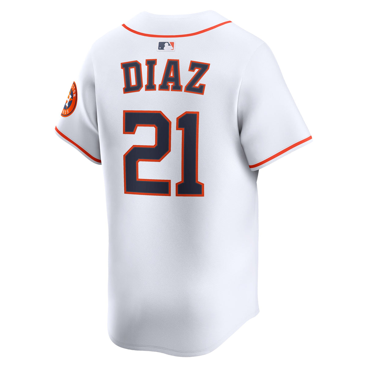 Houston Astros Yainer Diaz White Home Limited Player Jersey