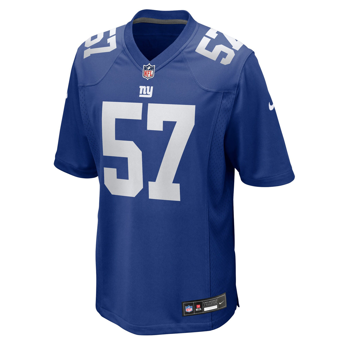 New York Giants Chauncey Golston Royal Team Game Jersey