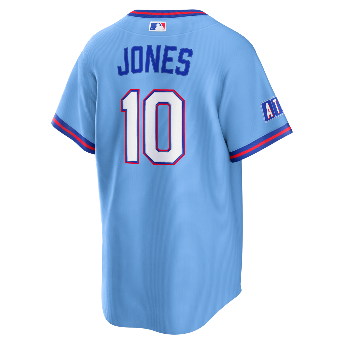 Atlanta Braves Chipper Jones Nike Powder Blue 2026 City Connect Stadium Jersey