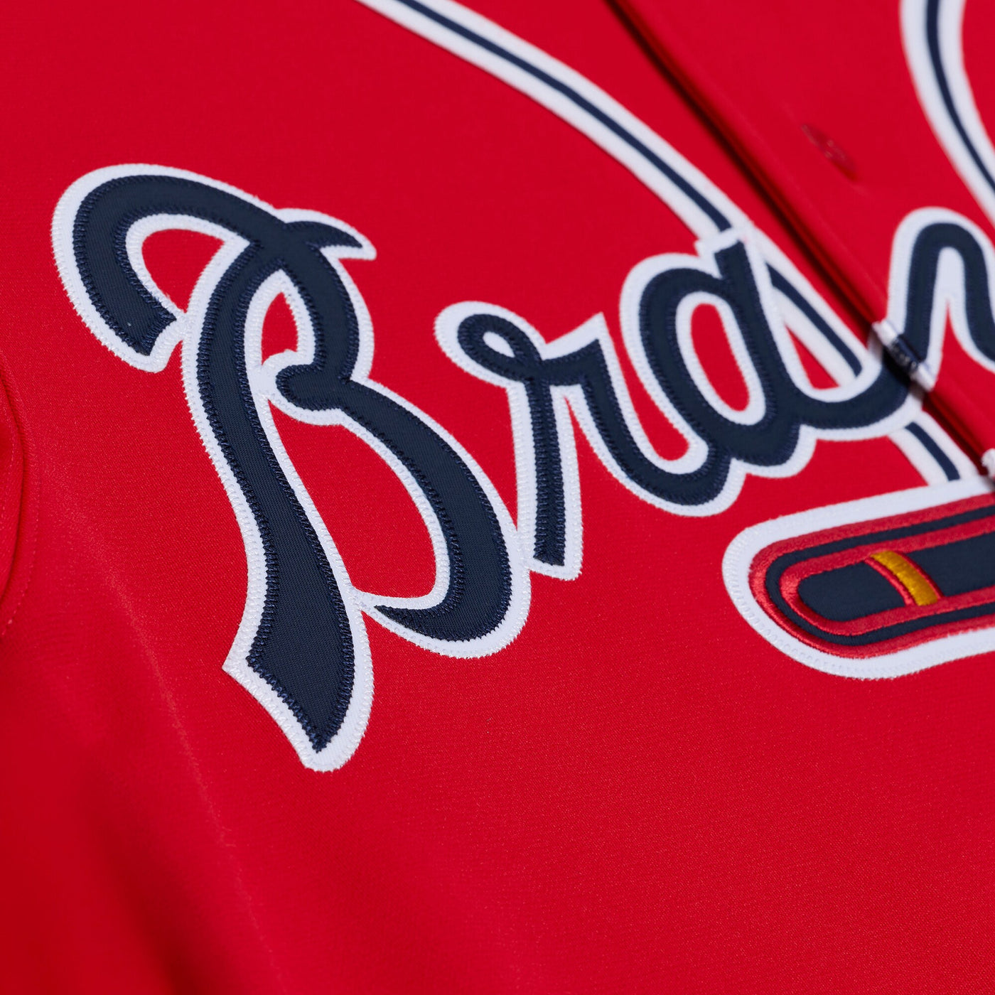 Atlanta Braves Chipper Jones Mitchell & Ness Red 2006 Cooperstown Collection Authentic Jersey