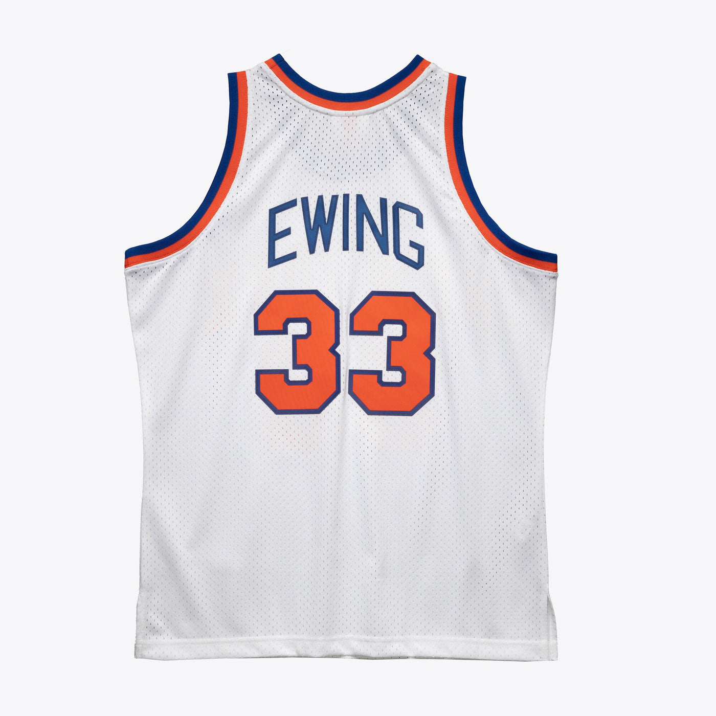 New York Knicks Mitchell & Ness Patrick Ewing 1985 Swingman Authentic Jersey - White