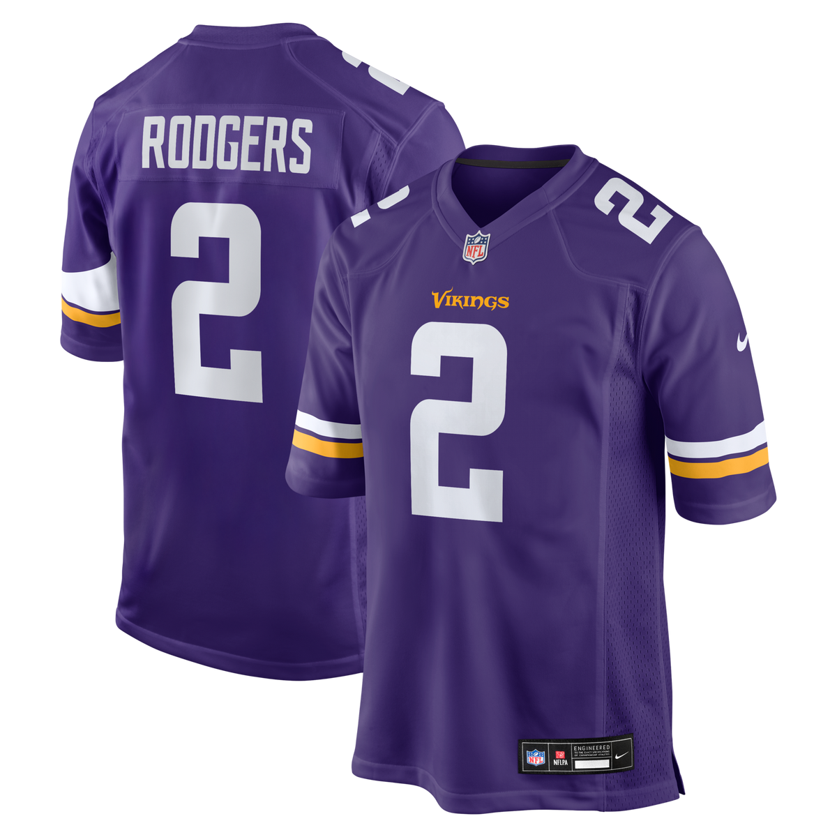 Minnesota Vikings Isaiah Rodgers Purple Team Game Jersey