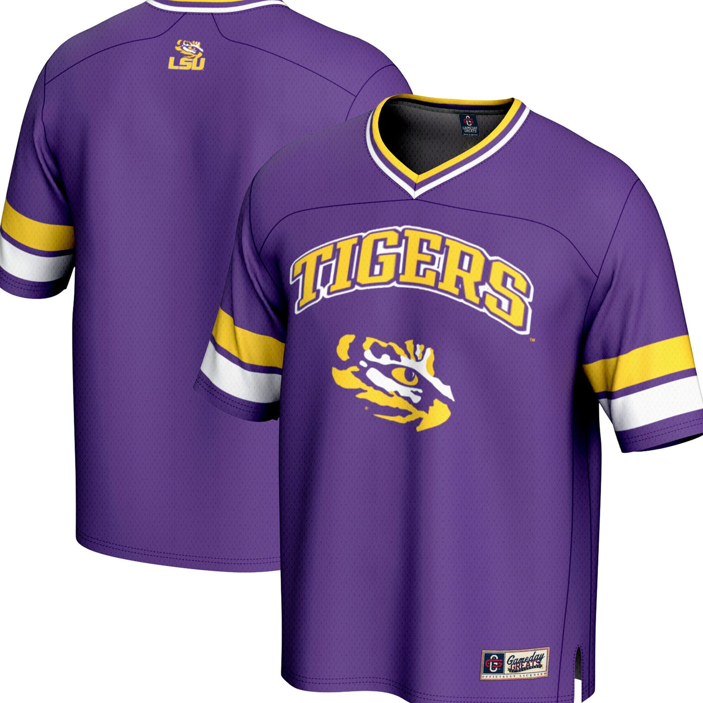 GameDay Greats Purple LSU Tigers Spirit Football Jersey