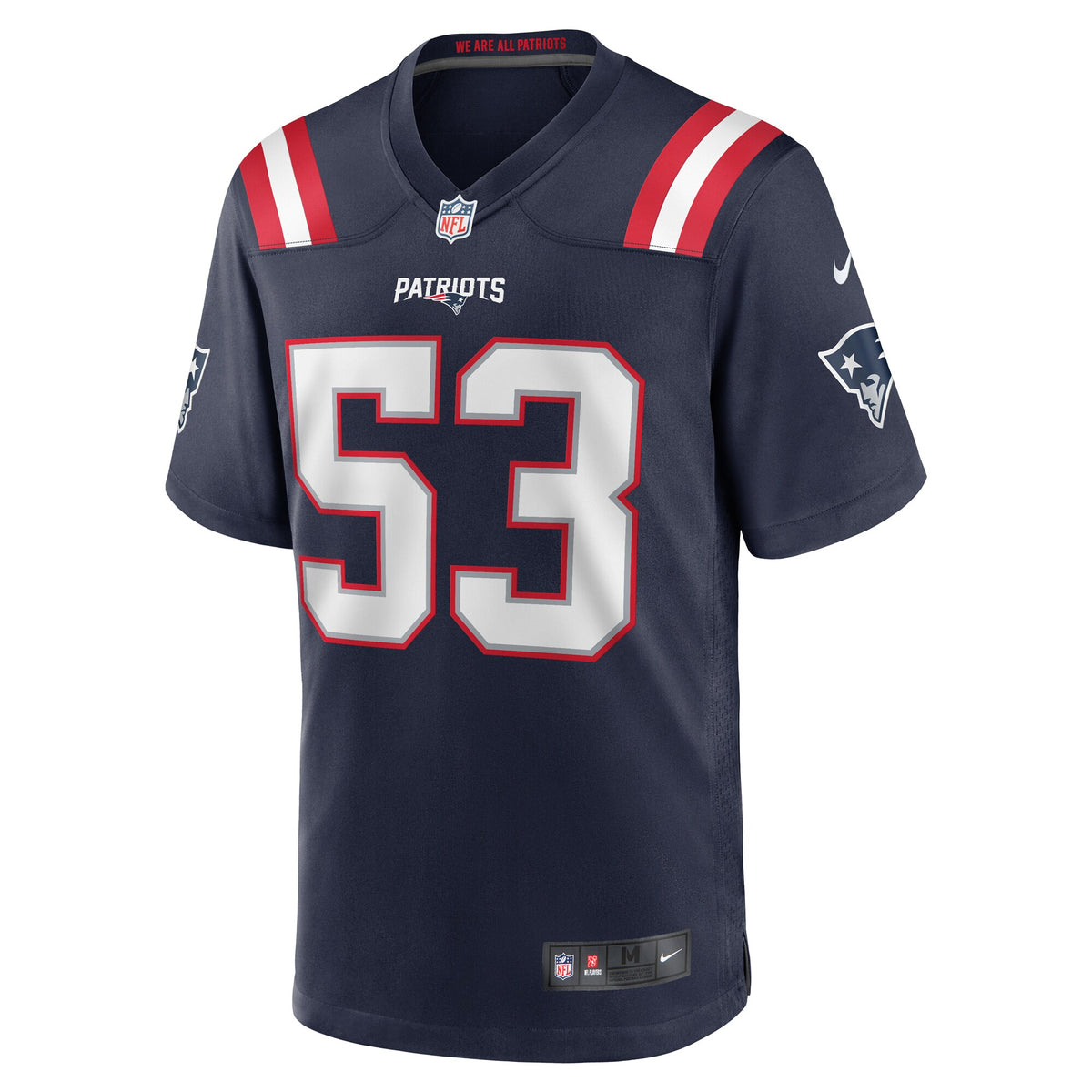 New England Patriots Christian Elliss Navy Game Jersey