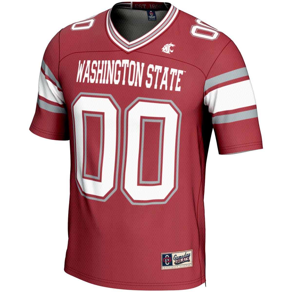 Washington State Cougars GameDay Greats NIL Pick-A-Player Football Jersey - Crimson