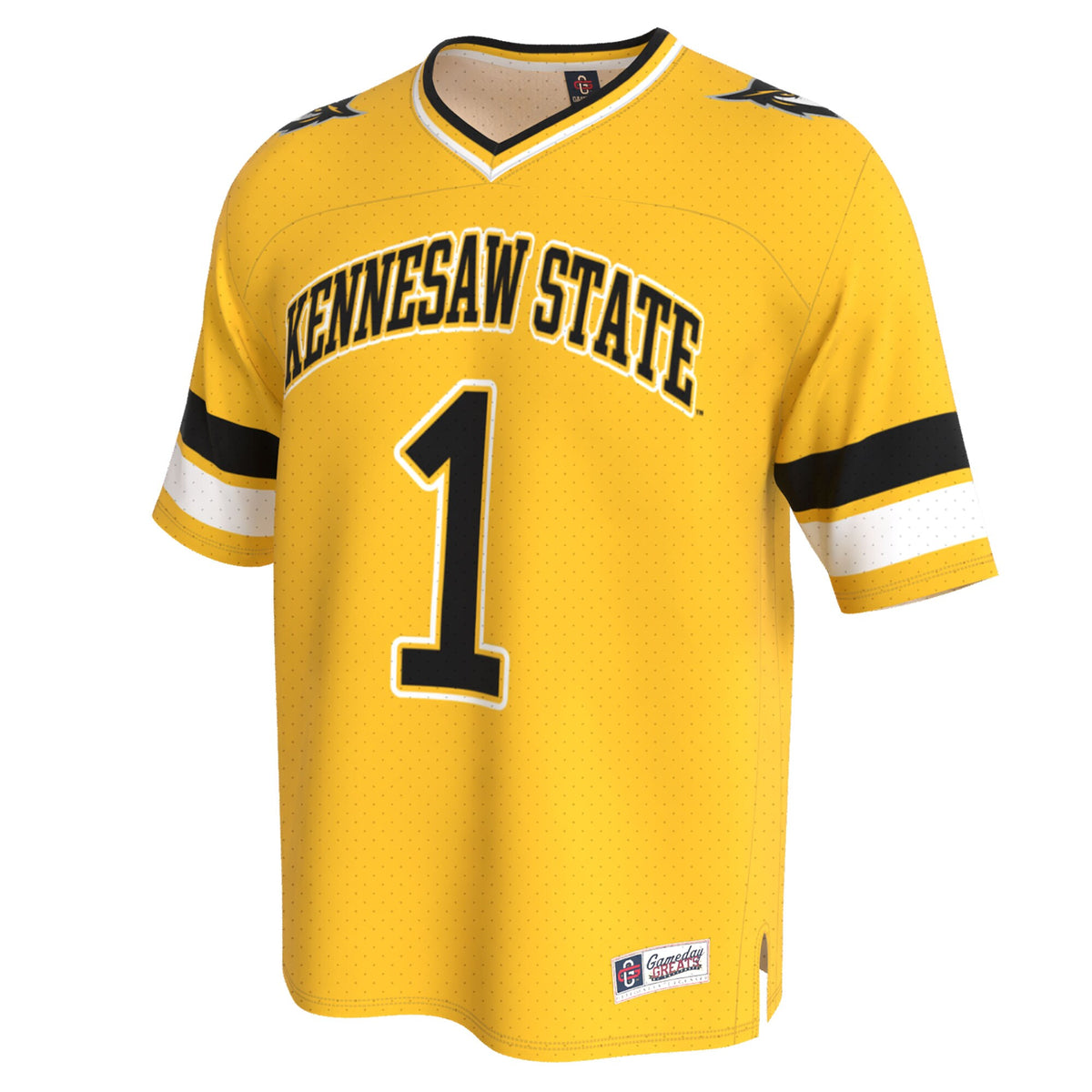 Kennesaw State Owls GameDay Greats Lightweight Collegiate Football Fashion Jersey - Gold