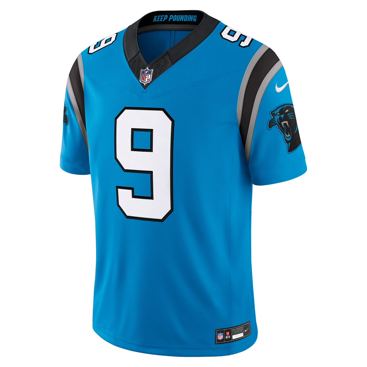 Carolina Panthers Bryce Young Blue Alternate Vapor F.U.S.E. Stitched Limited Jersey