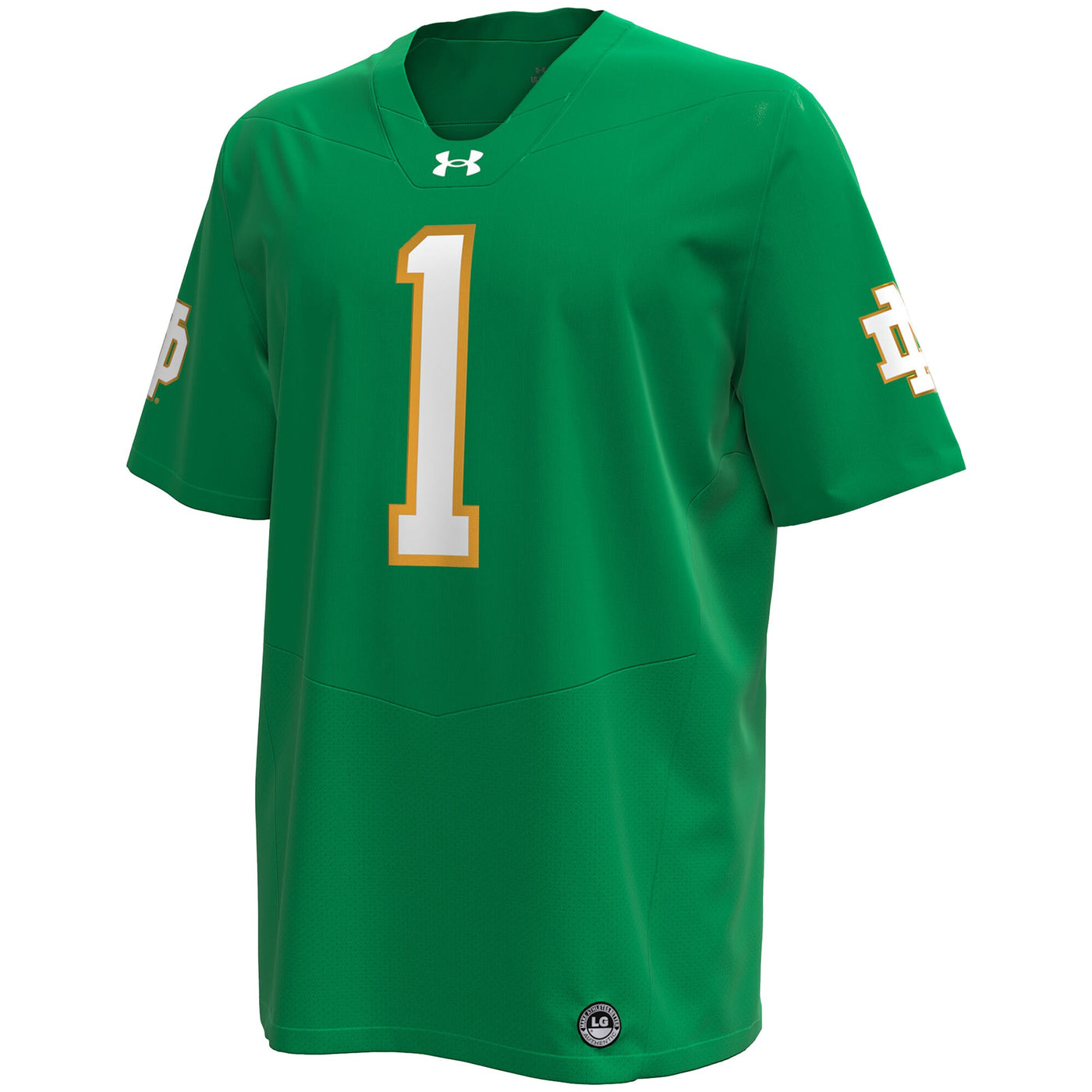 Under Armour Kelly Green Notre Dame Fighting Irish Premier Football Jersey