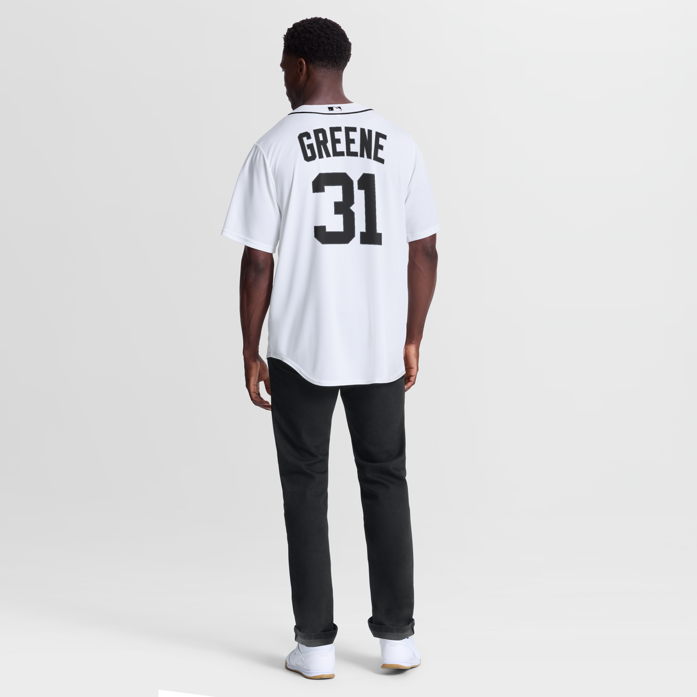 Detroit Tigers Riley Greene Nike White Home Replica Jersey